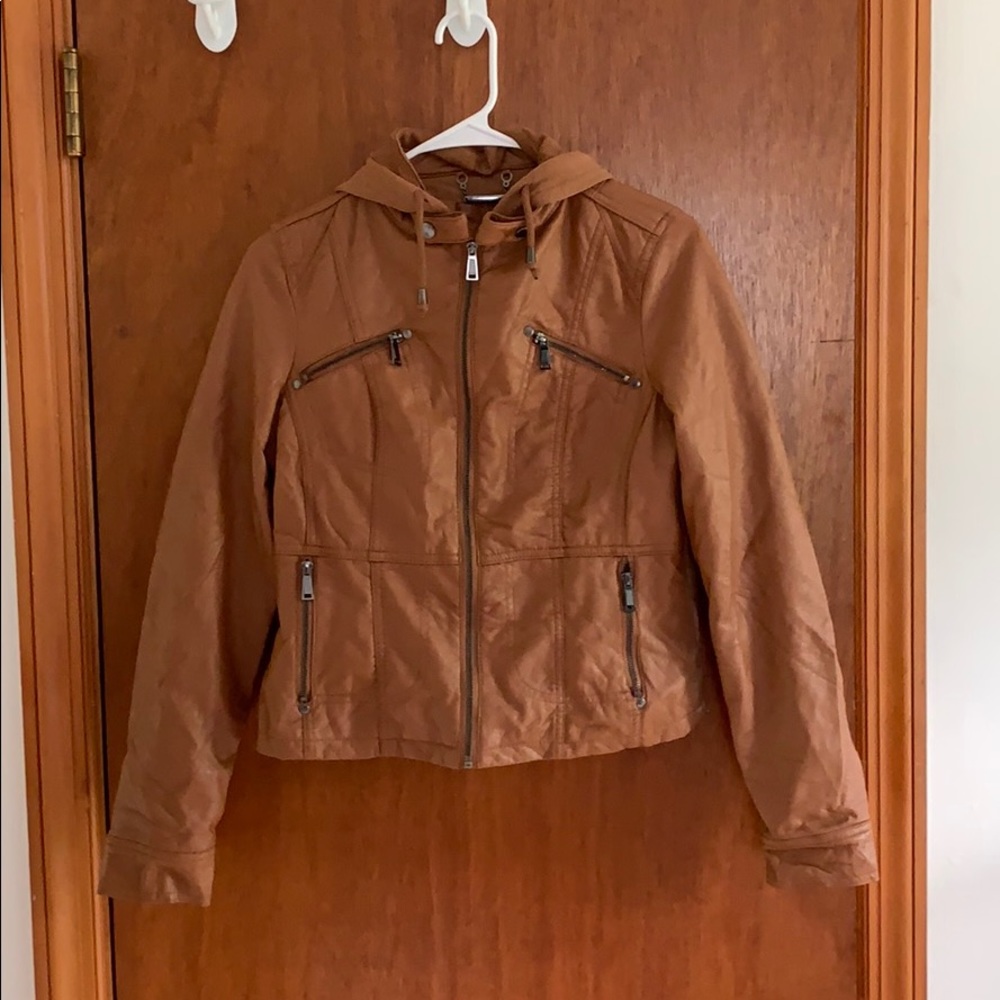 Faux Leather Jaket